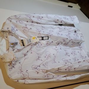 Ladies Carhartt lightweight Embroidered Shirt, NWT, Large